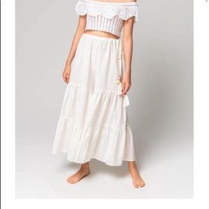 Pitusa tie side wide leg pant